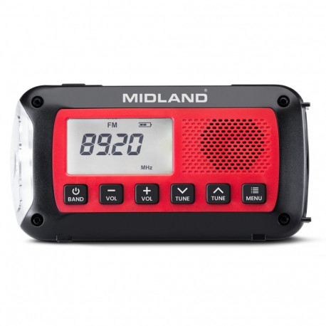 Midland ER100 Emergency Radio with 2600mAh Battery