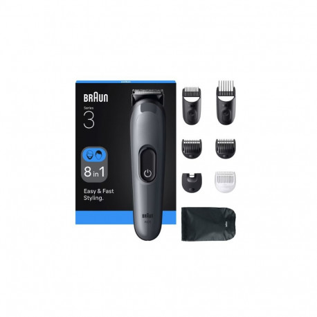 Braun juukselõikur AIO3540 14 Nickel-Metal Hydride (NiMH), must, hall