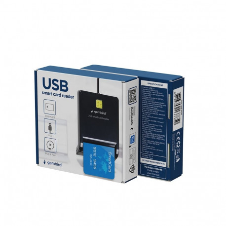 Memory Card Reader - Gembird FD2-SCR USB 2.0 Black