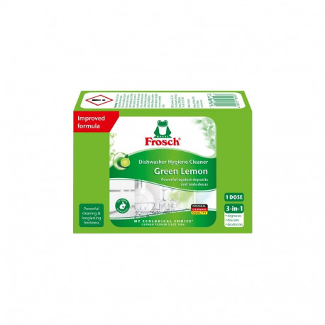 Frosch Dishwasher Hygiene Cleaner Green Lemon 125 g