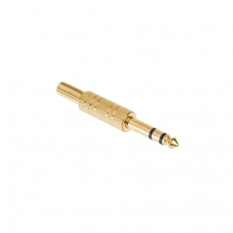 Jack 6.3 stereopistik (25 tk), kuldne