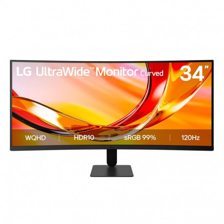 LCD Monitor|LG|34 "|3440 x 1440 pixels|UltraWide Quad HD|Native aspect ratio 21:9|LCD|Curved|34U601B
