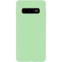 Evelatus Samsung Galaxy S10+ Nano Silicone Case Soft Touch TPU Mint