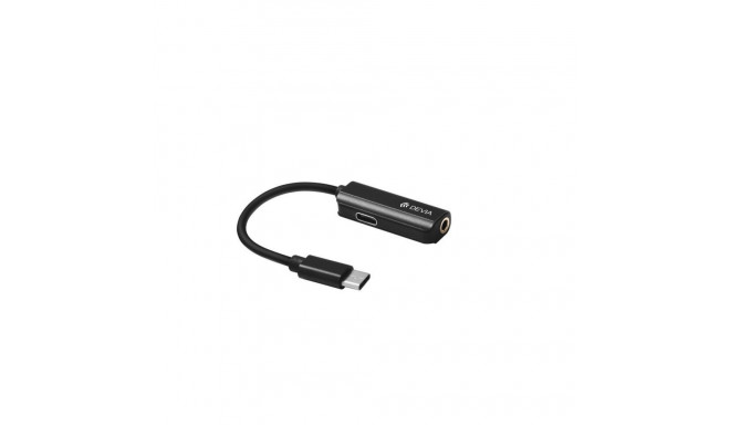 Devia Universal Smart Type-C for jack 3,5mm or Type-C black Black