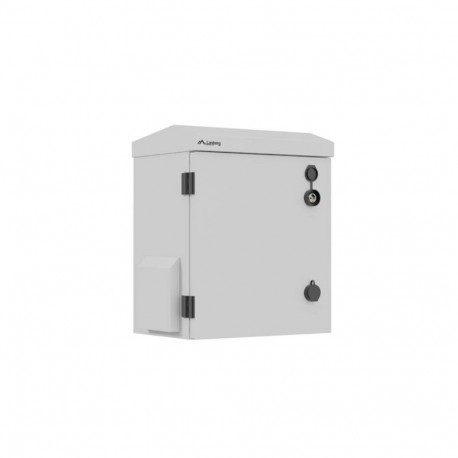 Rack-kapp 10" IP55 välitingimustesse seinale/postile paigaldatav, 320×220×400mm, hall (kokkupandud)