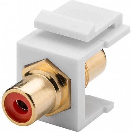 Goobay Keystone Cinch/RCA moodul punane