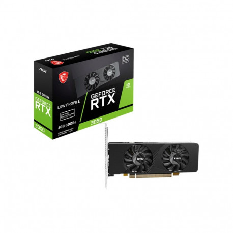 MSI graafikakaart GEFORCE RTX 3050 LP E 6G OC NVIDIA 6GB GDDR6