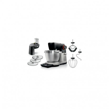 Bosch Serie 8 MUMS8ZS13 food processor 1800 W 6 L Black, Silver Built-in scales
