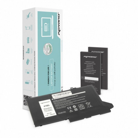 Battery MYJ96 for Dell Latitude E7390, E7490 - 11.4v - 3600 mAh (41 Wh)