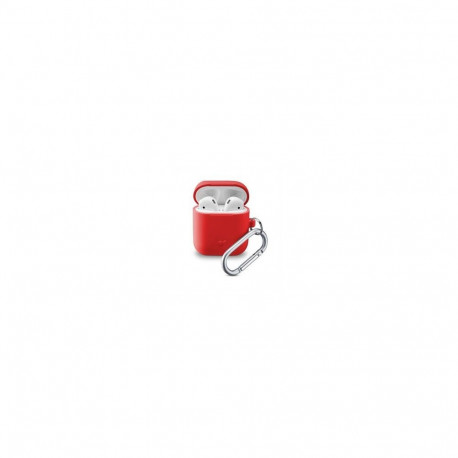 Airpods laadimiskarbiümbris Cellular Line Bounce 1/2, punane