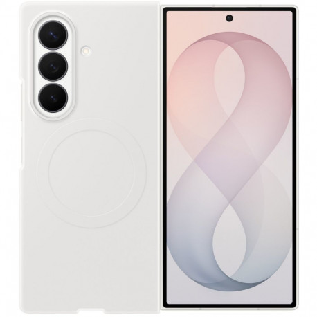 Mobiili tagakaas Samsung Galaxy Z Fold8 Ultra Silikoon Magnet, valge + kile