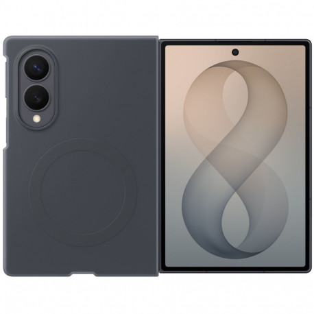 Mobiili tagakaas Samsung Galaxy Z Fold8 Silikoon Magnet, must + kile