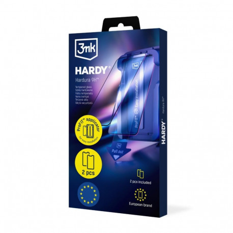 Kaitseklaas 3MK iPhone 15/iPhone 16 Hardy Hardura 9H, 2tk