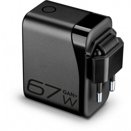 Laadija Cellular Line 2 USB-C 67W PD+1 USB-A 30W QC, kaabliga 1,5m