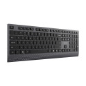 GEMBIRD Slim wired multimedia keyboard with Type-C adapter US layout