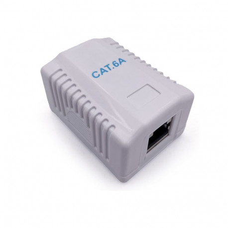 GEMBIRD CAT6A FTP ühe pordiga pinnapealne paigalduskarp