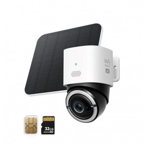 Anker Eufy välikaamera 4G LTE S330 T86p2321 koos päikesepaneeliga, valge