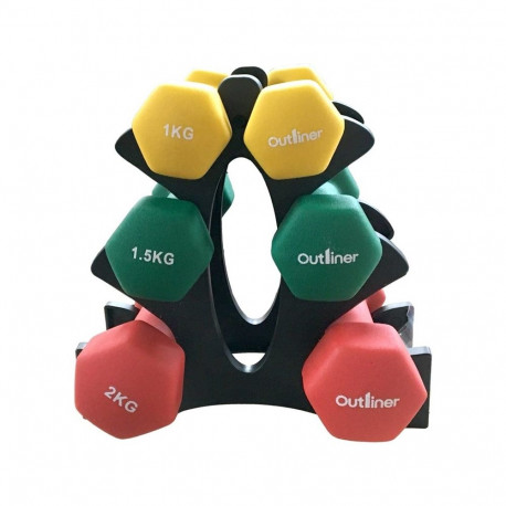 9KG NEOPRENE DUMBBELL WITH RAK