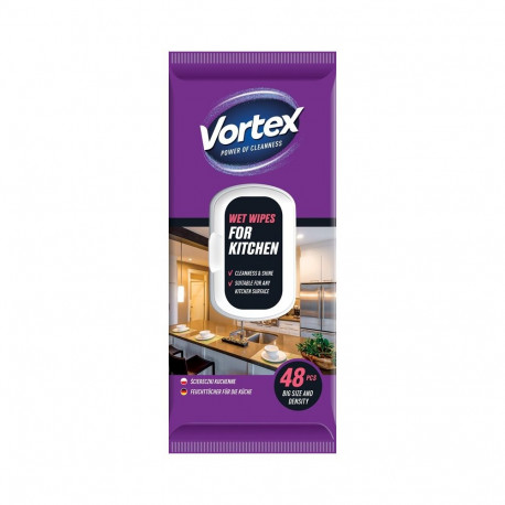 WET VIPES VORTEXFOR köögi jaoks 48 tk