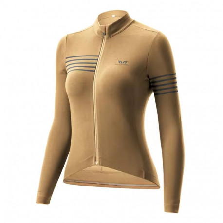 Rockbros Rockbros YPW065 TVI Women's Long Sleeve Cycling Jersey Fall/Winter S - Yellow