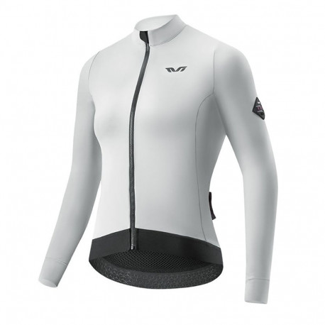 Rockbros Rockbros YDWT006 TVI women's cycling jersey insulated autumn/winter L - white and gray