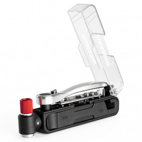 Rockbros Rockbros Multitool Bike Tool Set with CO2 Pump and Ratchet Wrench - Black