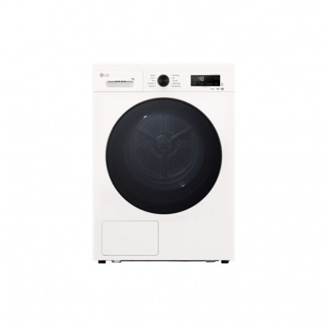LG trummelkuivati RHX1009NWB energiaklass C eestlaetav 9kg LED soojuspump sügavus 66cm Wi-Fi, valge