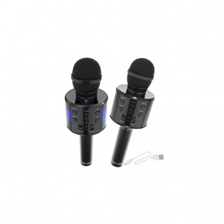 Goodbuy karaoke microphone with built in speaker bluetooth | 3W | aux | voice modulator | USB | Micr