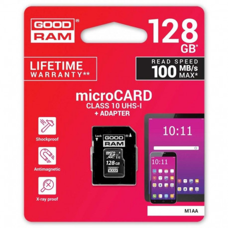 Goodram microSDHC 128GB Class 10 UHS I M1AA-1280R12