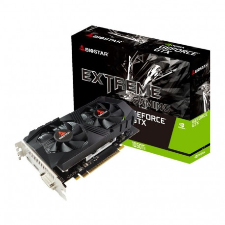 Biostar graafikakaart VN1055TF41 NVIDIA GeForce GTX 1050 Ti 4GB GDDR5 4712960683242