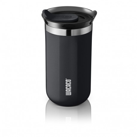 WACACO Octaroma Lungo termo puodelis, 300 ml, juodas