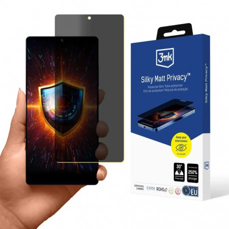 3mk Silky Matt Privacy protective film for phone Samsung Galaxy S25 Ultra (S938) (privacy effect)