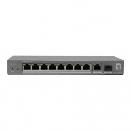 "PoE+Switch 8xGE PoE/1xGE/1xSFP 120W unmanag.Plastik"
