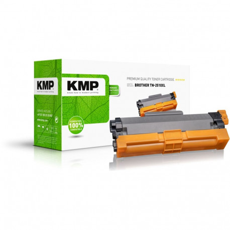 "KMP 1270,3000 black ersetzt Brother TN2510XL"