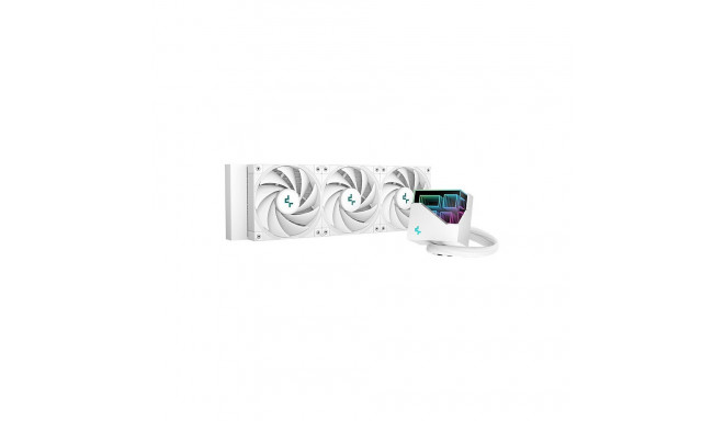 "K DeepCool LT720 Processors Liquid Cooling System 1-Pack White 120mm"