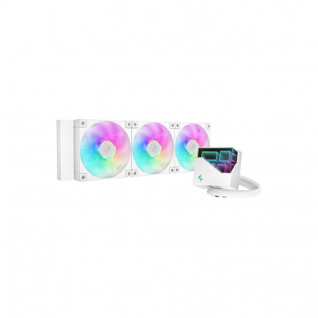 "K DeepCool LT360 All-in-one Liquid Cooler 12cm 600 RPM 2400 RPM 72.04 Cfm White"