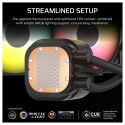"K CORSAIR Nautilus 360 RS ARGB Processor Liquid Cooling System"