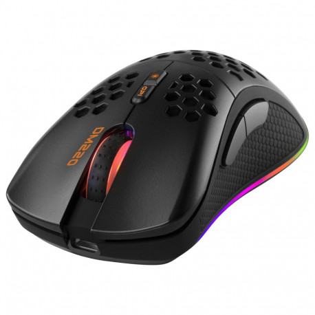 Deltaco Gaming mänguhiir DM220, juhtmevaba, RGB, must