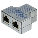 "EFB Elektronik T-modular adapter RJ45 socket/2xsocket 1 1 shielded"