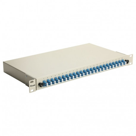 "Equip LWL-Spleißkasten 24-Port LC-Duplex OS2 1U komplett gr"