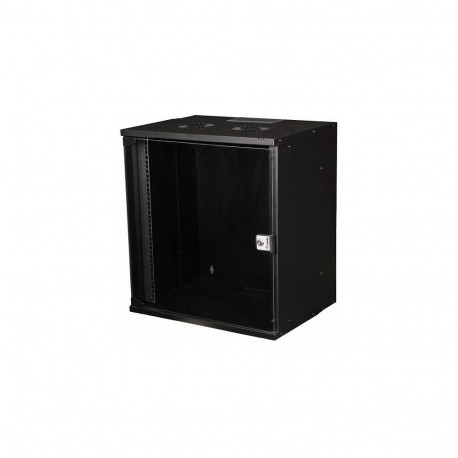 "Equip 19"" Wandgehäuse Glastür ECO 540x400mm 12U schwarz"