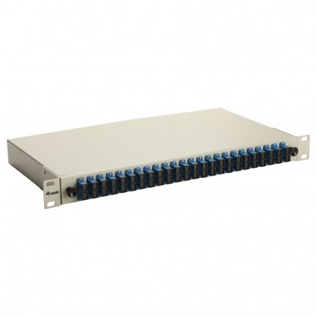 "Equip LWL-Spleißkasten 24-Port SC-Duplex OS2 1U komplett gr"