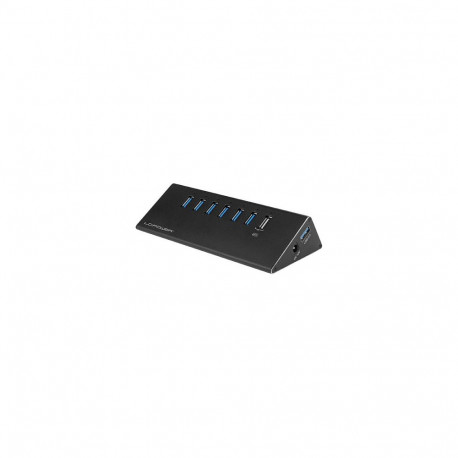 "LC-Power LC-HUB-ALU-2B-7 6+1xUSB3.0 Alu 6 devcices black retail"