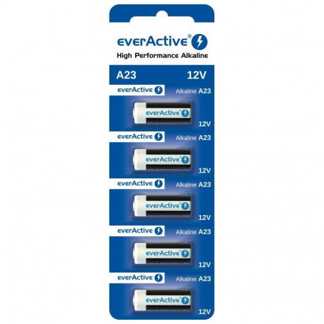 Battery - everActive A23 12V Alkaline Batteries 5 pcs