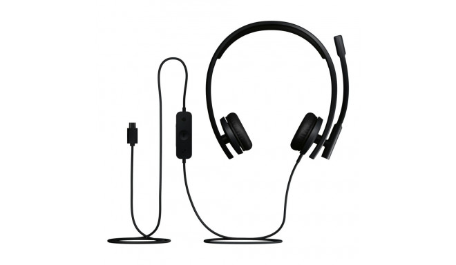 Headset - Logitech H570e Stereo MS Teams USB-C Black