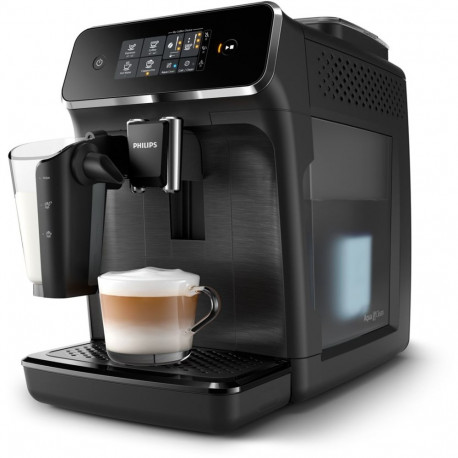 Coffee Machine - Philips EP2230 10 Latte Go, 15-Bar Pump, 1.7L Water Tank, Black