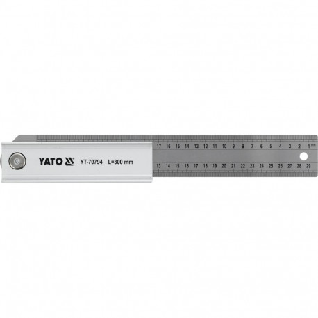 Yato YT-70794 adjustable angle square, 300mm, 160mm, 45-135°, stainless steel, aluminum