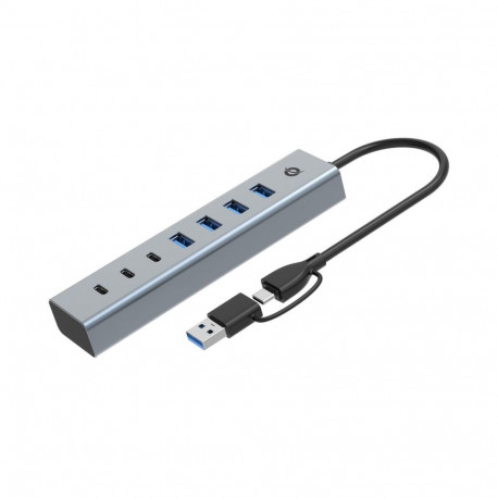 Conceptronic USB-jaotur HUBBIES20G, 7-pordiline, USB 3.0, 5Gbps, USB-C × 3, USB-A × 4