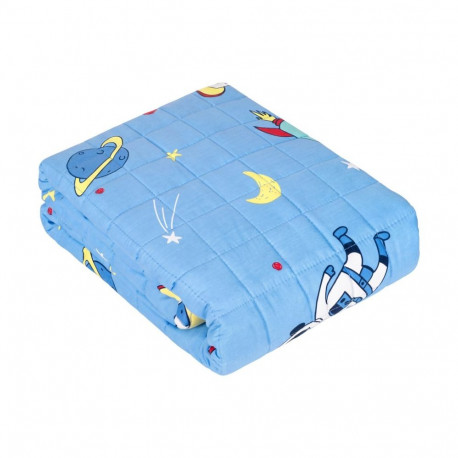 Premium puuvillast raskustekk lastele, sensoorne tekk 100x150cm 4kg, kosmos