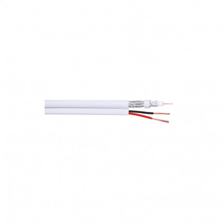KABEL CCTV PFM941I-RG59N/21-100-WHITE RG59 + 2 x 0.75 mm2 DAHUA